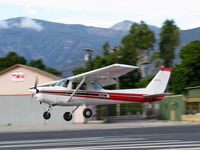 N5443L @ SZP - 1980 Cessna 152 II, Lycoming O-235 110 Hp, another landing Rwy 22 - by Doug Robertson