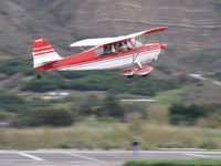 N50380 @ SZP - 1979 Bellanca 7ECA CITABRIA, Lycoming O-235 115 Hp, takeoff climb Rwy 22 - by Doug Robertson