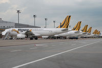 9V-TAP @ WSSS - Tiger Airways Airbus 320 - by Dietmar Schreiber - VAP