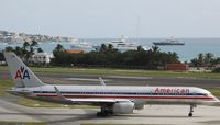 N623AA @ TNCM - American airlines N623AA taxing for take off at TNCM