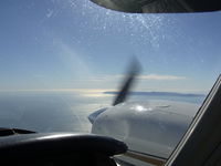 N38768 - An in-flight view from Seneca 38768 flying over Long Beach at 11500ft