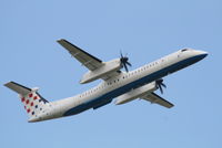 9A-CQA @ EBBR - Flight OU457 is taking off from RWY 07R