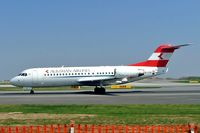 OE-LFQ @ LOWW - Fokker F-70 [11568] (Austrian Airlines) Vienna~OE 16/04/2005. - by Ray Barber
