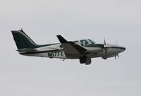 N677Z @ LAL - Beech 55 - by Florida Metal