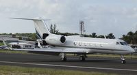N427SA @ TNCM - N427SA just landed at TNCM - by Daniel Jef
