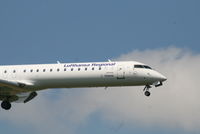 D-ACKE @ EBBR - Arrival of flight LH4604 to RWY 02 - by Daniel Vanderauwera