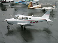 N7194C @ KSMO - Really wet day at KSMO. - by Krister Karlsmoen