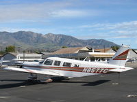 N8577C @ SZP - 1976 Piper PA-32-300 CHEROKEE SIX, Lycoming TIO-540 310 Hp Turbo upgrade, three-blade CS prop - by Doug Robertson