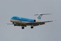 PH-KZP @ EGSH - Landing at Norwich. - by Graham Reeve
