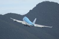 PH-BFA @ TNCM - KLM PH-BFA clearing the hills at TNCM - by Daniel Jef