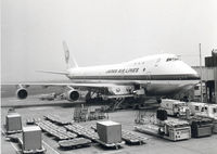 JA8101 @ RJTT - Japan Air Lines , B747-146 ready for deoarture to Honolulu. 1970 - by Henk Geerlings