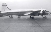 EC-AXM @ PMI - Spantax , DC-4 at Palma , 1964 - by Henk Geerlings