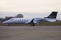 N367LJ @ EGGW - Learjet Inc 60, c/n: 367 departs Luton for St.Petersburg - by Terry Fletcher
