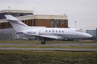 N521JK @ EGGW - 1994 Raytheon Corporate Jets Inc HAWKER 800, c/n: 258262 taxies out for departure to Keflavik - by Terry Fletcher