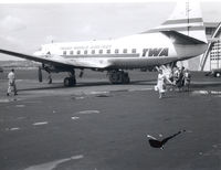 N40406 @ DCA - TWA , Martin 4-0-4 at Washington DC , 1959 - by Henk Geerlings