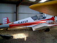 G-AYXP @ EGTN - Jodel D.117A Gran Tourisme [693] Enstone~G 09/07/2004 Not the best of shots. - by Ray Barber