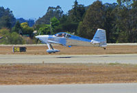 N589RV @ KWVI - San Joaquin Valley-based 2009 Mussen VANS RV-9 landing at 2010 Watsonville Fly-In - by Steve Nation