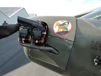 N35768 @ CCB - Little Grasshopper (aircraft's nickname) on engine cowling - by Helicopterfriend