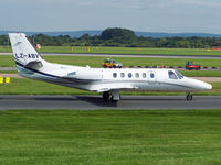 LZ-ABV @ EGCC - More of an odd reg for me - by Manxman