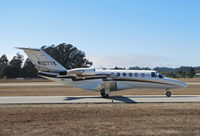 N1277E @ KWVI - Locally-based 2002 Cessna 525 operated by Heaven Express LLC (Corralitols, CA) rolling out at 2010 Watsonville Fly-In - by Steve Nation
