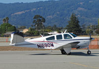 N1690W @ KWVI - Lodi, CA-based 1972 Beech V35B at 2010 Watsonville Fly-In - by Steve Nation
