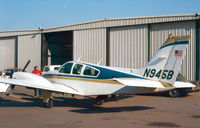 N945B @ SNA - Orange County Airport , CA , Jan '76 - by Henk Geerlings