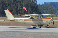 N4477L @ KWVI - Locally-based 1966 Cessna 172G with Embrace the Journey titles taxis @ 2010 Watsonville Fly-in - by Steve Nation