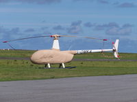 G-OMKA @ EGTP - This R44 under wraps - by Manxman
