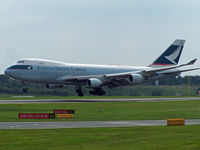 B-LIC @ EGCC - Cathay Pacific B-LIC arrives at MAN - by Manxman