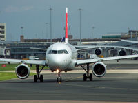 HB-IPS @ EGCC - Taxiing out for Zurich - by Manxman
