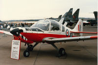 XX664 @ EGQL - Bulldog T.1 of the East Lowlands Universities Air Squadron on display at the 1986 RAF Leuchars Airshow. - by Peter Nicholson