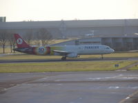 TC-JRK @ EHAM - 50 years Turkish Airlines services in Germany - by ghans