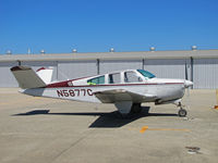 N5877C @ KWVI - Locally-based 1951 Beech C35 Bonanza @ 2010 Watsonville Fly-In - by Steve Nation