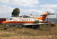 VH-ECE @ YOAS - VH-ECE is still carried by derelict HS-125-3B c/n 25062 in QANTAS colours at The Oaks. - by Duncan Kirk