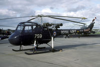 XN332 @ EGDY - This Wasp prototype was test flown with the FAA 771 NAS. - by Joop de Groot