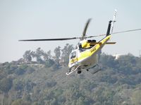 N110LA @ POC - Headed westbound down taxiway Sierra - by Helicopterfriend