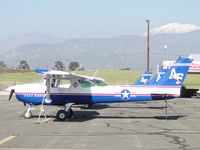 N557AW @ POC - Parked, secured at Ballard Aviation parking area - by Helicopterfriend