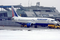 EI-DDK @ LOWL - Transaero Airlines Boeing B737-4S3 on apron in LOWL/LNZ