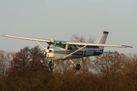 G-BRND @ EGBD - landing at Derby-Eggington airfield - by Chris Hall