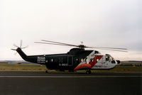 G-BEIC @ EGQL - S-61N of British Airways Helicopters provided pleasure flights at the 1986 RAF Leuchars Airshow. - by Peter Nicholson
