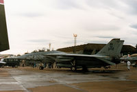160384 @ EGQL - F-14A Tomcat of Fighter Squadron VF-84 on display at the 1986 RAF Leuchars Airshow. - by Peter Nicholson