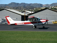 N80914 @ SZP - 1976 Cessna 172M, Lycoming O-320-E2D 150 Hp, landing roll Rwy 04 - by Doug Robertson