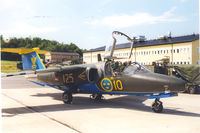 60125 - Swedish Air Force , Saab Sk60A. Skane Wing F10 at Angelholm , Jul 1999 - by Henk Geerlings