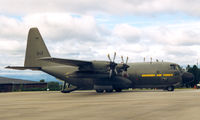 84008 - Swedish Air Force , 848 , Hercules, departure F4 to F16 at Visby, 26 Jul '99 - by Henk Geerlings