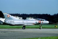 U-2004 @ LSME - This Mirage trainer was later rebuilt to Mirage IIIDS-standards and subsequently reserialled J-2004.