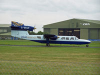 G-BEDP @ EGHH - Blue Islands Flight departing - by Manxman