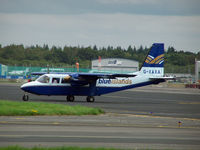 G-XAXA @ EGHH - Blue Island BN-2 G-XAXA - by Manxman