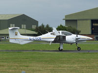 G-CTCD @ EGHH - DA-42 G-CTCD taxies past - by Manxman