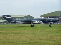 G-CVIX @ EGHH - Resident Sea Vixen G-CVIX (XP924) returns to BOH - by Manxman