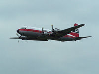G-APSA @ EGHH - Air Atlantique DC-6 G-APSA makes a flypast of BOH - by Manxman